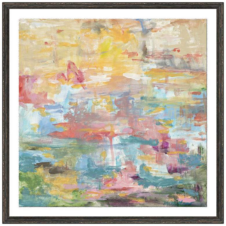 Image 1 Likeness in Water 32" Square Framed Wall Art