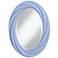 Lilac 30" High Oval Twist Wall Mirror