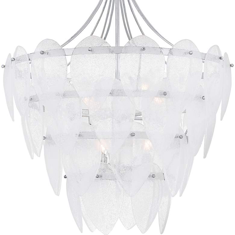 Image 5 Lilestone 7-Light Silver Leaf Pendant more views
