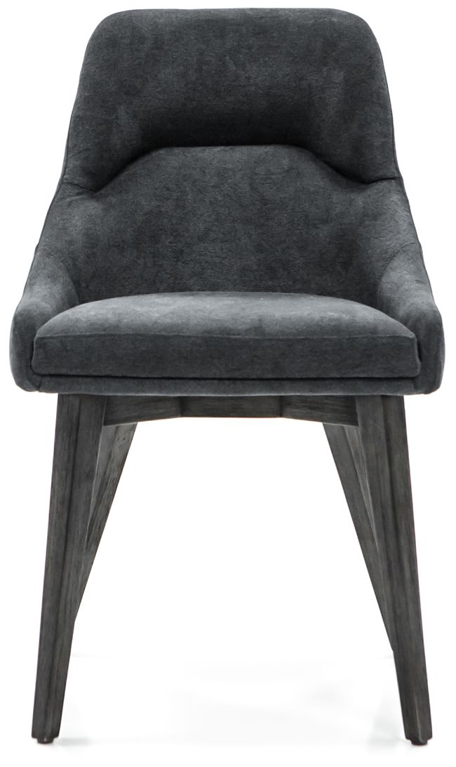 Image 4 Lileth Set of 2 Dining Chairs in River Upholstery, and Wooden Legs more views