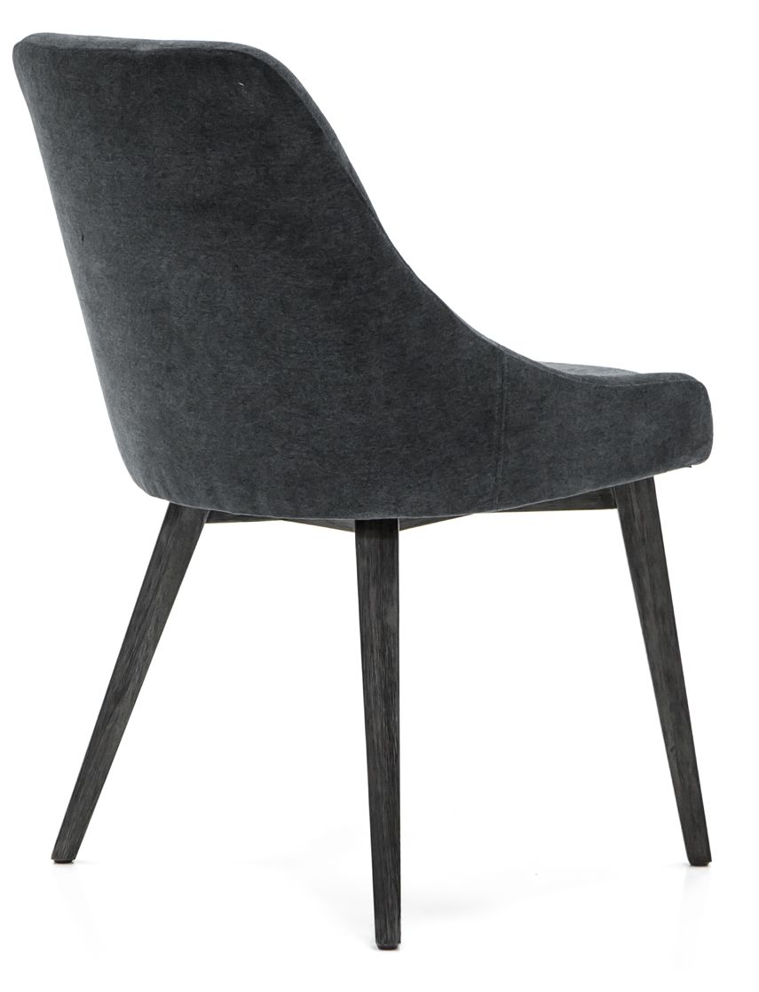 Image 5 Lileth Set of 2 Dining Chairs in River Upholstery, and Wooden Legs more views