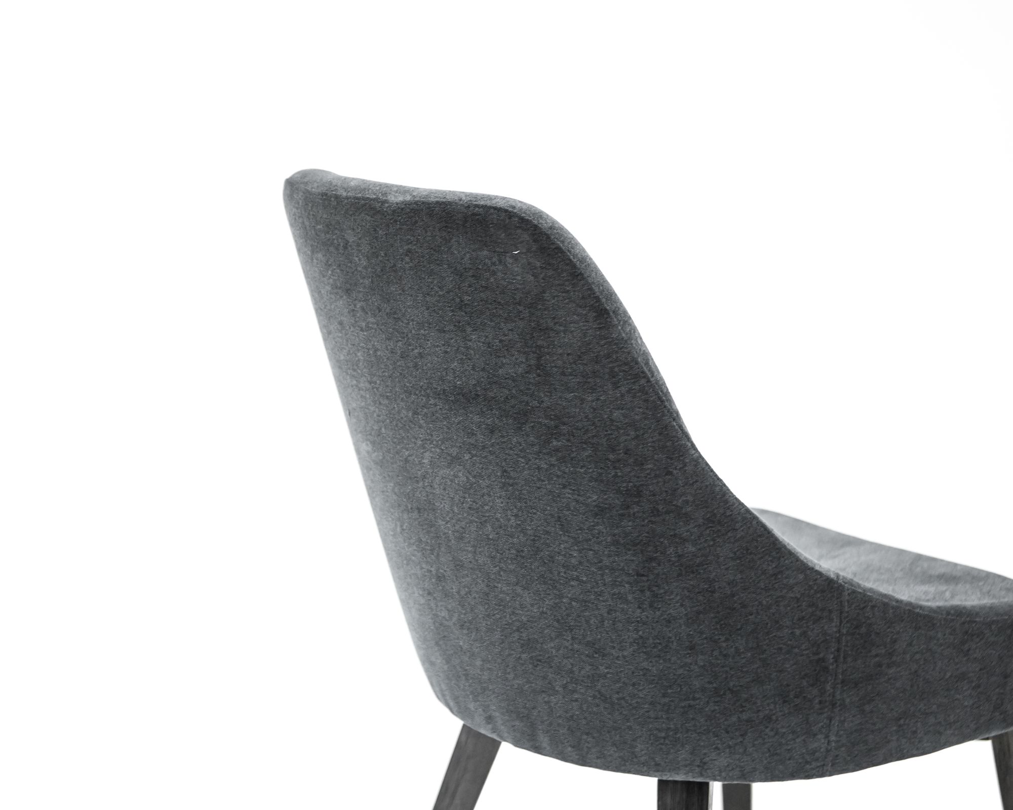 Image 7 Lileth Set of 2 Dining Chairs in River Upholstery, and Wooden Legs more views