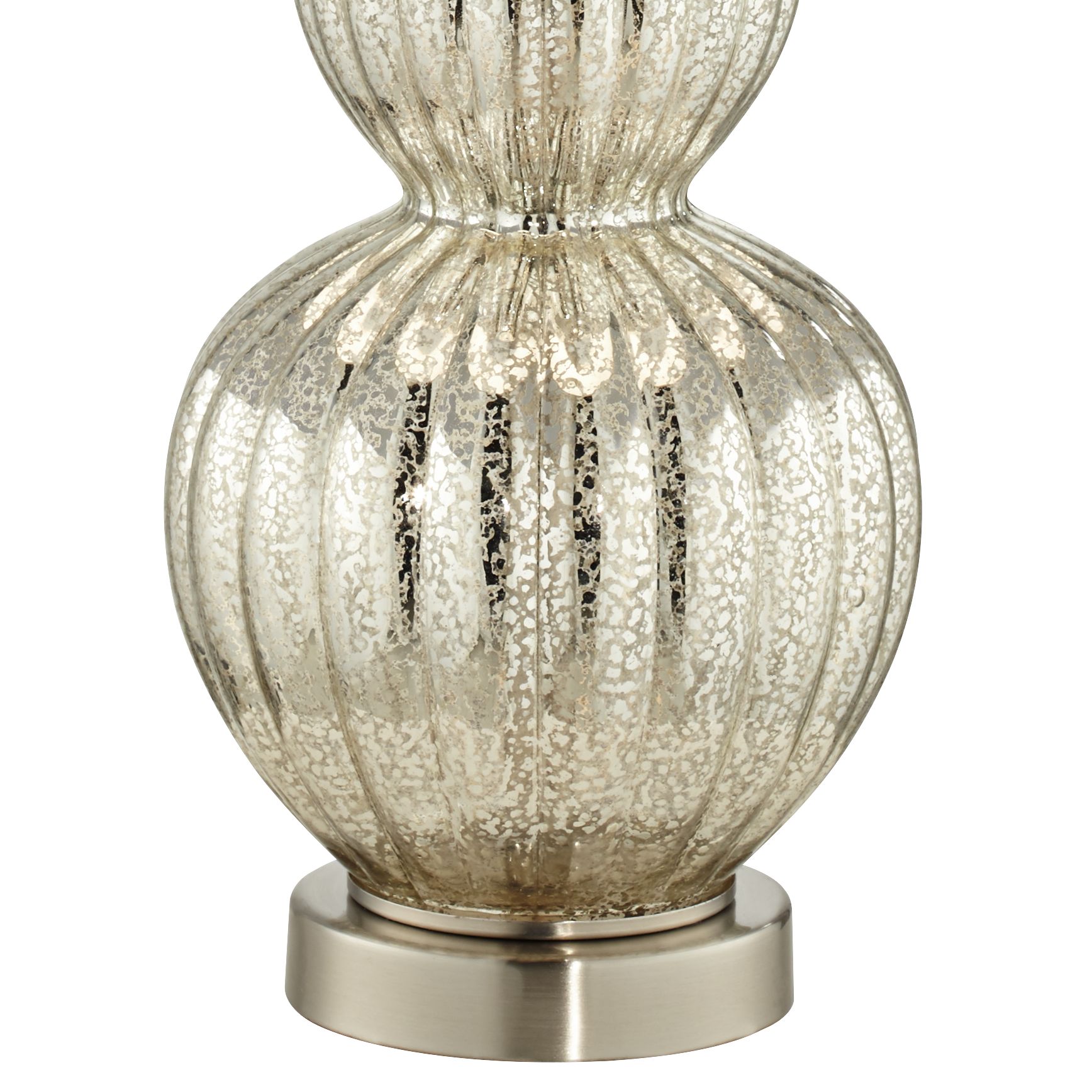 lili fluted mercury glass table lamp