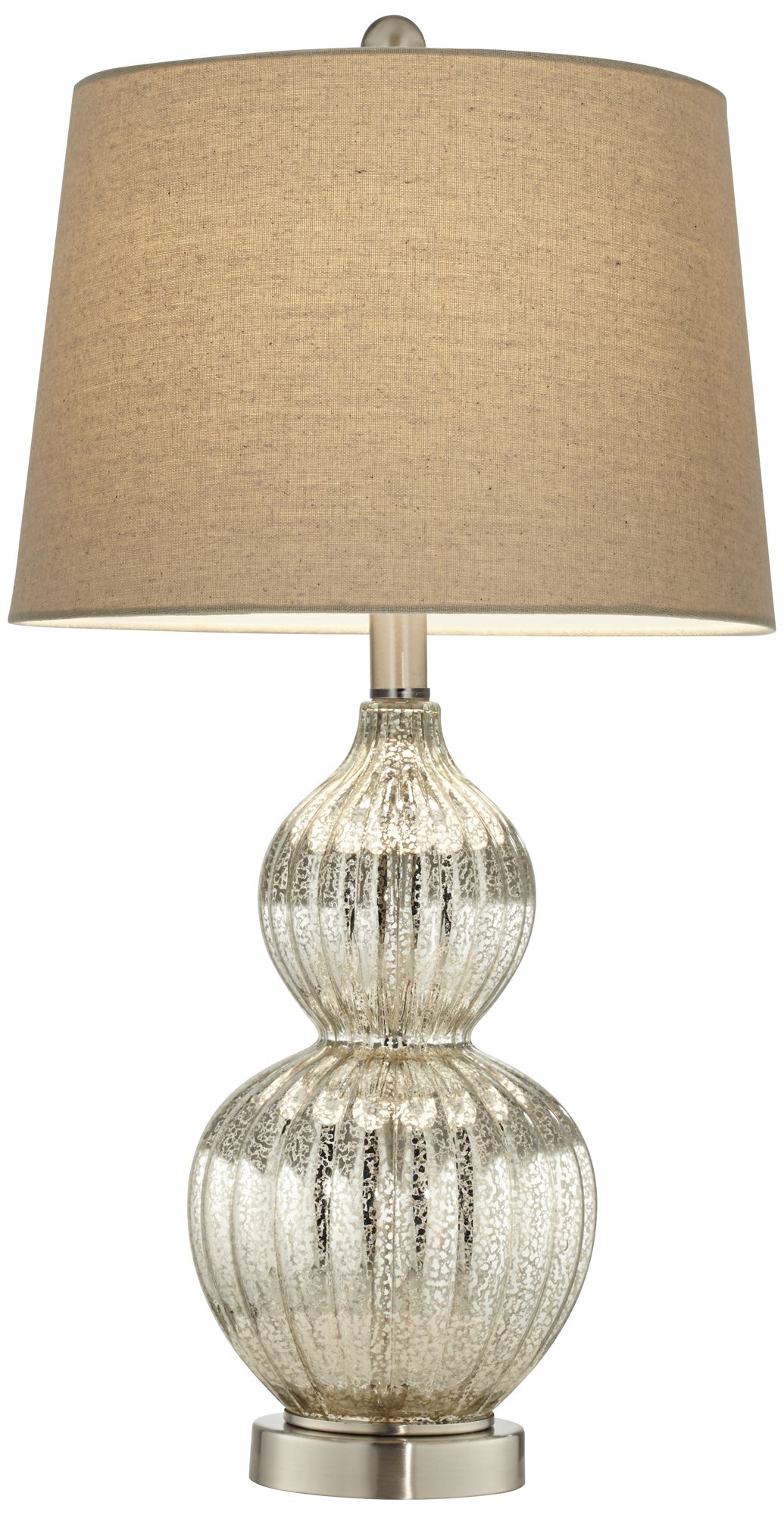 lili fluted mercury glass table lamp