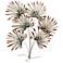 Lilian Tipped Flower Petals 26" High Metal Wall Art