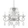 Liliana 23 1/2" Wide Chrome and Crystal 6-Light Chandelier