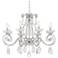 Liliana 29 1/2"W Chrome and Crystal 8 Light Chandelier