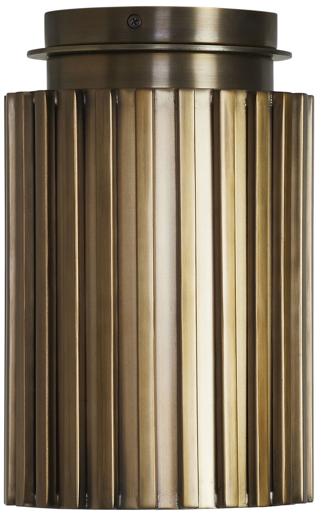 Image 3 Liliane 15" 1-Light Flush Mount, Clear Hammered Glass more views