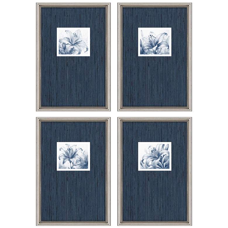 Image 1 Lilies 13"W x 19"H Framed Wall Art Set of 4