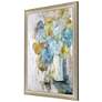 Lilies 50" High Rectangular Giclee Framed Wall Art in scene