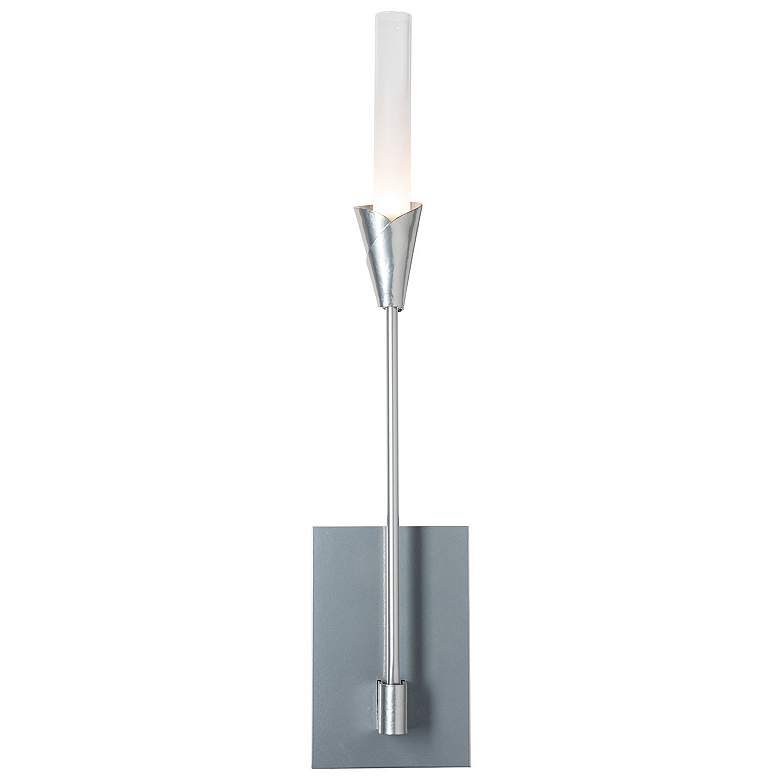 Image 1 Lilium 23.8" High Sterling Sconce