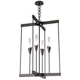 Image1 of Lilium 24.1" Wide 4-Light Oil Rubbed Bronze Chandelier
