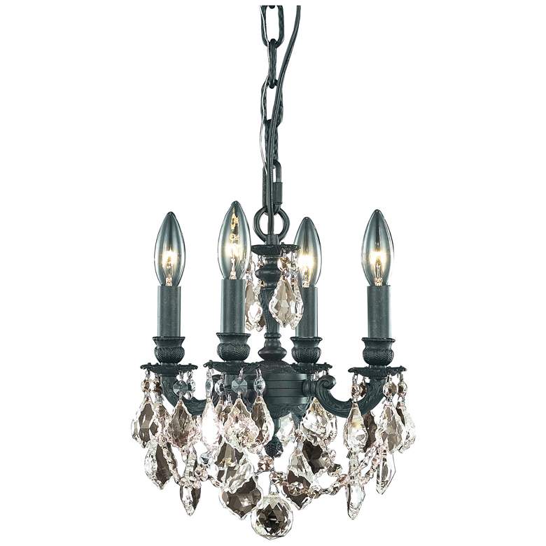 Image 1 Lille 4 Lt Dark Bronze Pendant Golden Teak