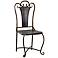 Lillian Iron and Wood Accent Chair