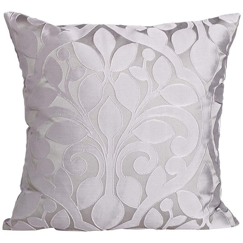 Image 1 Lillian Steel 18 inch Square Down Throw Pillow