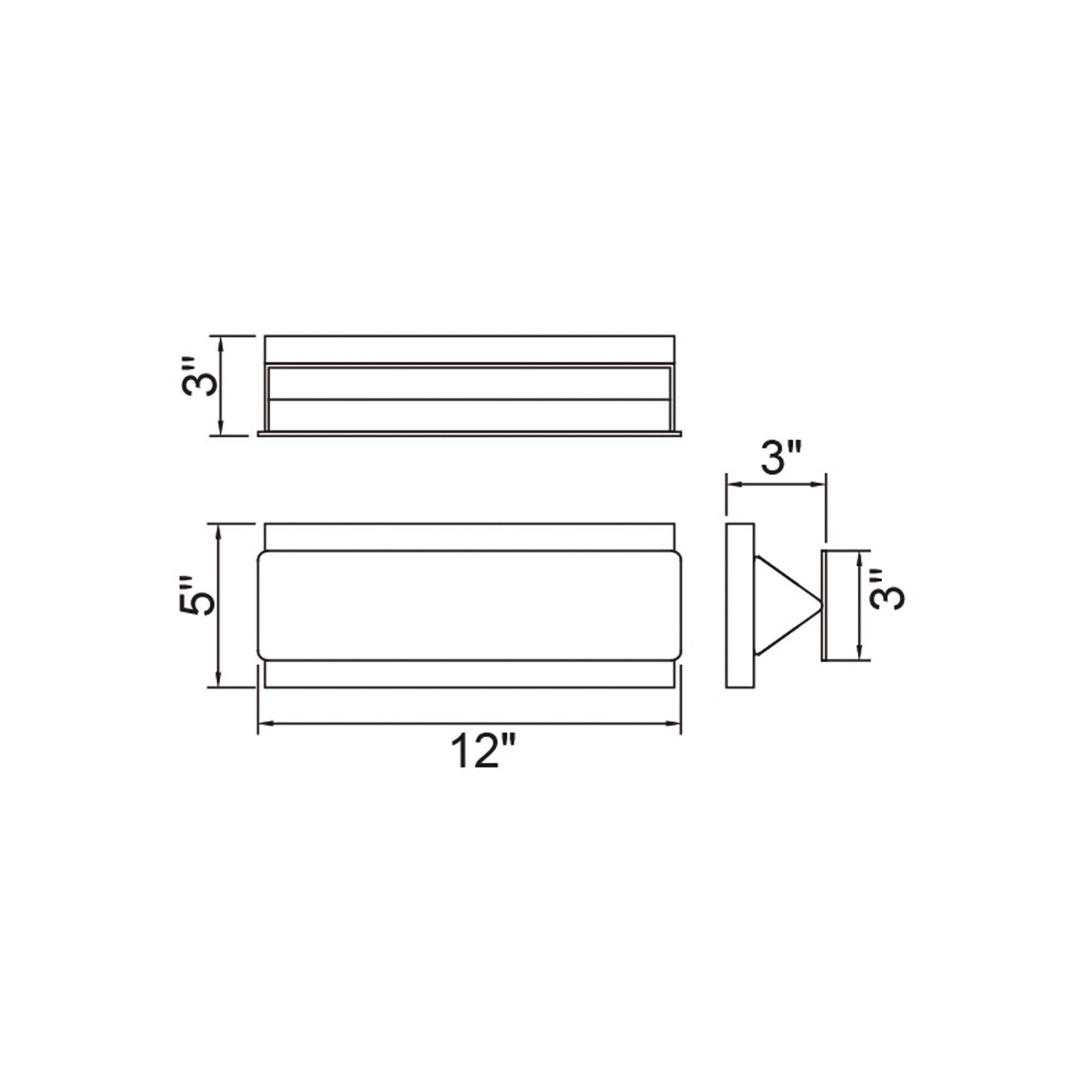Image 6 Lilliana Integrated LED 12in Adjustable White Wall Sconce more views