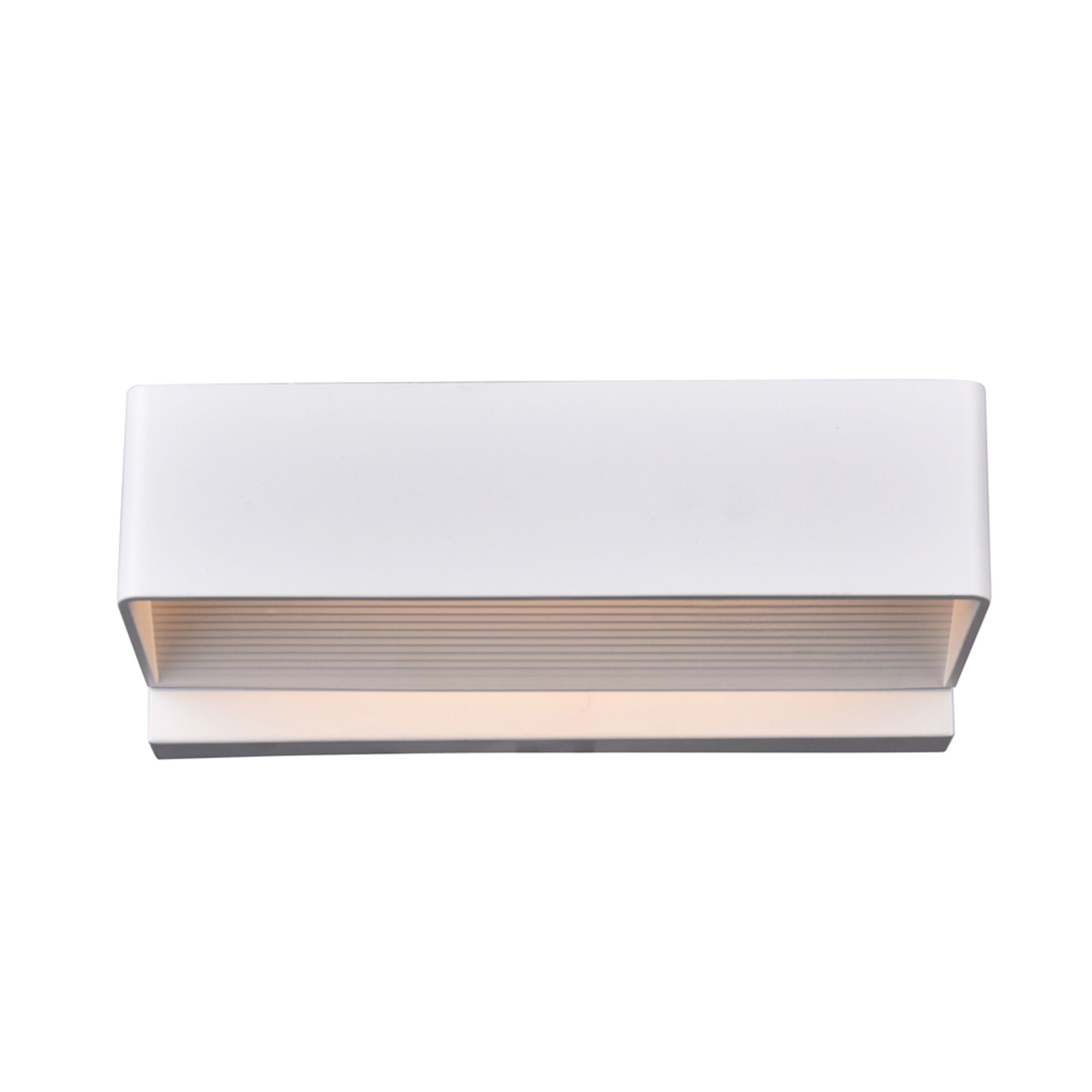 Image 3 Lilliana Integrated LED 12in White Wall Sconce more views