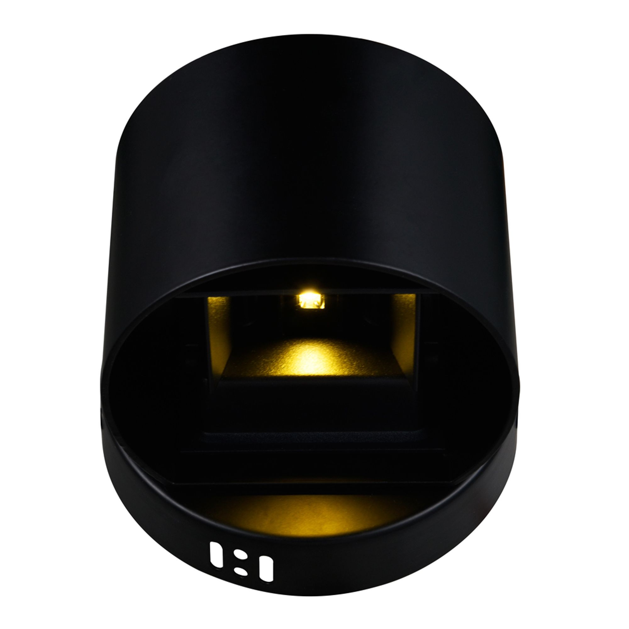Image 4 Lilliana Integrated LED Round Black Wall Sconce more views