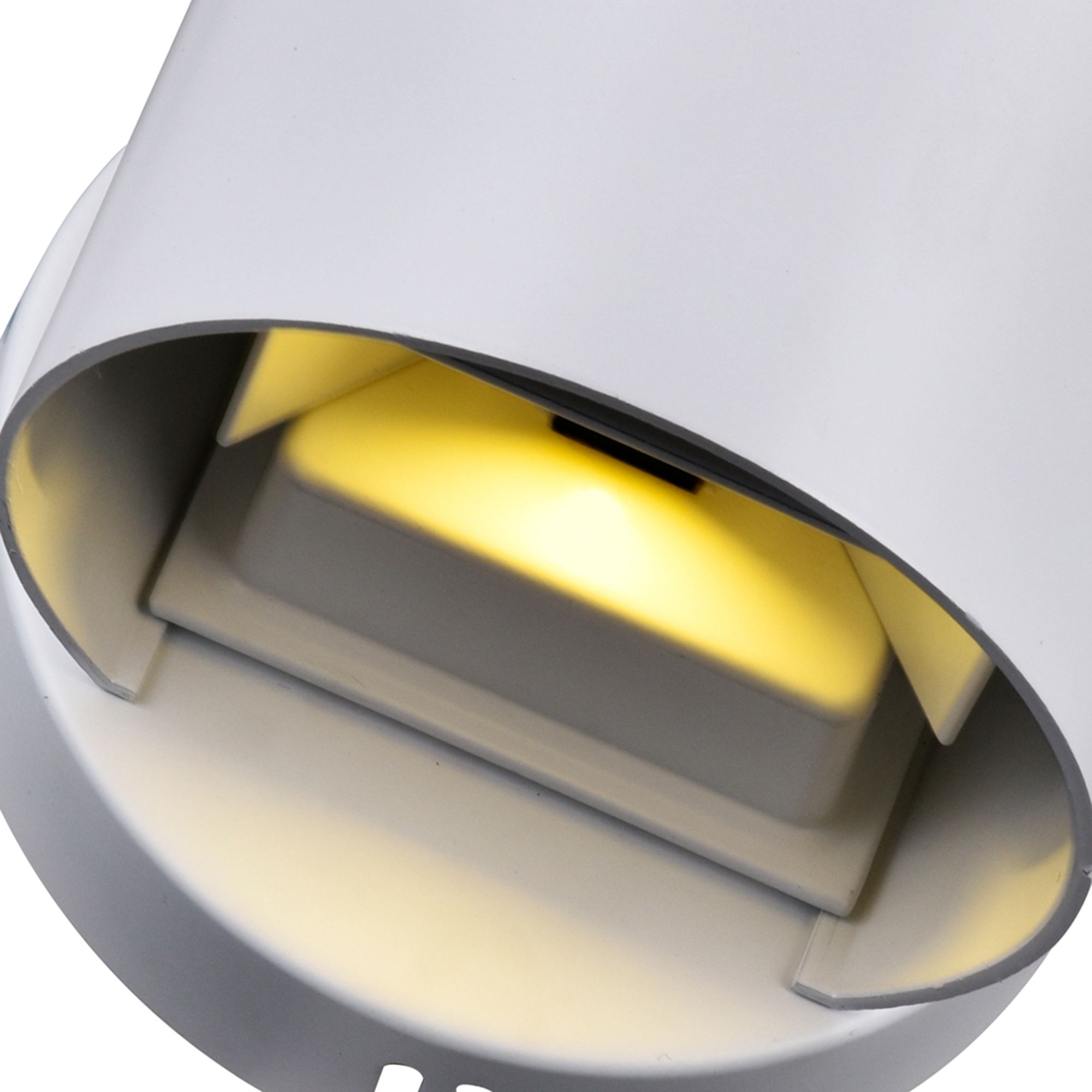 Image 5 Lilliana Integrated LED Round White Wall Sconce more views