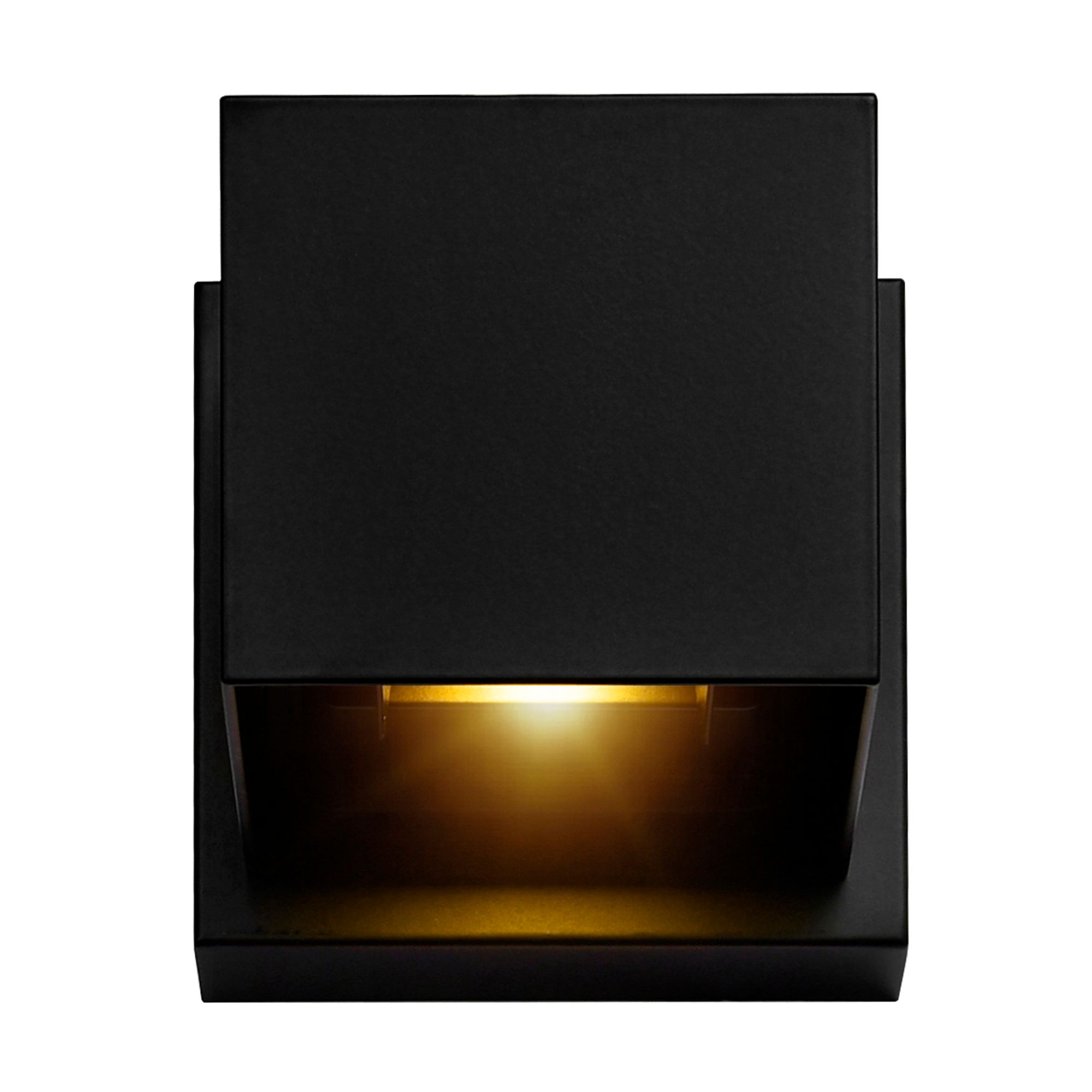Image 3 Lilliana Integrated LED Square Black Wall Sconce more views