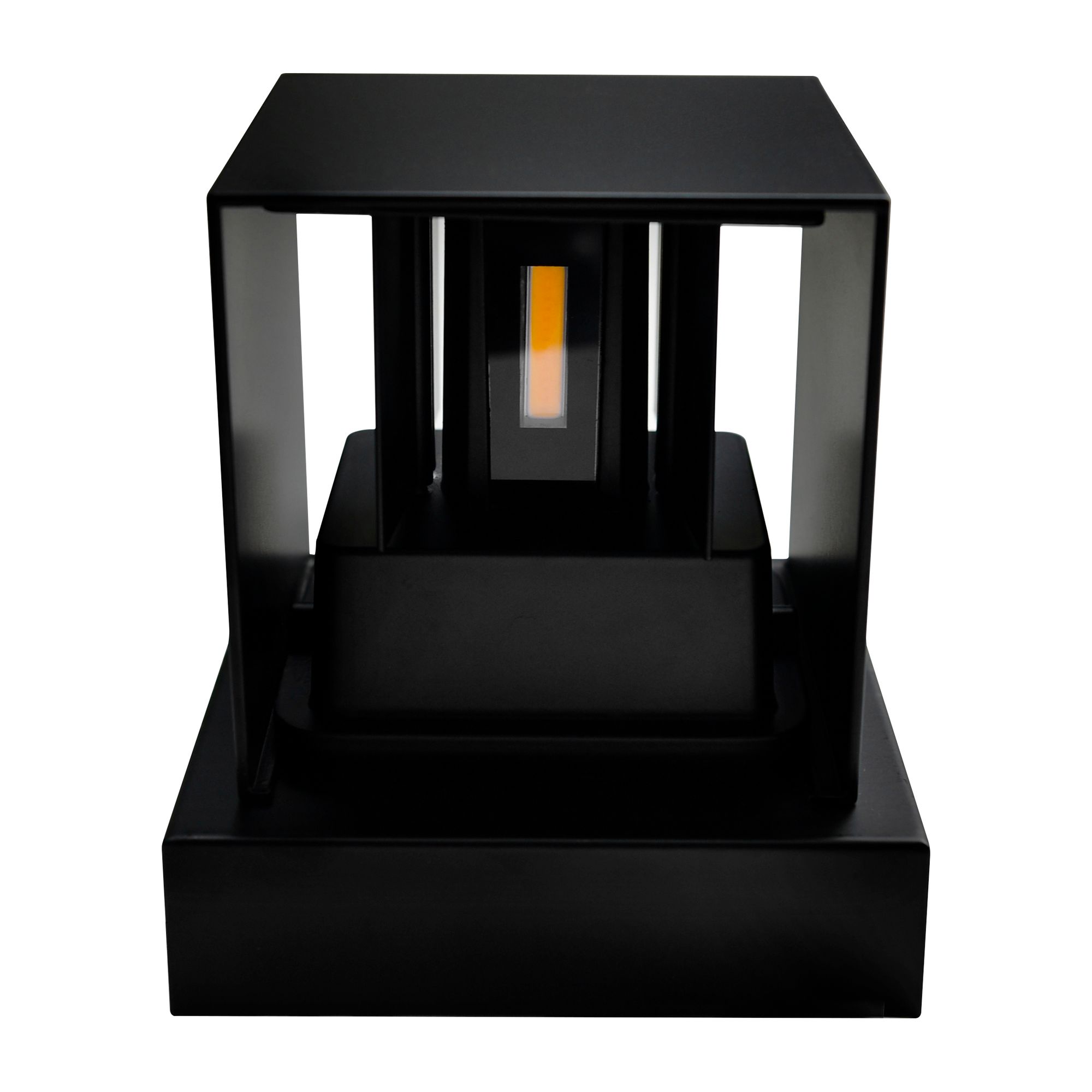 Image 5 Lilliana Integrated LED Square Black Wall Sconce more views
