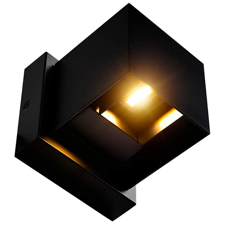 Image 2 Lilliana LED Wall Sconce With Black Finish more views