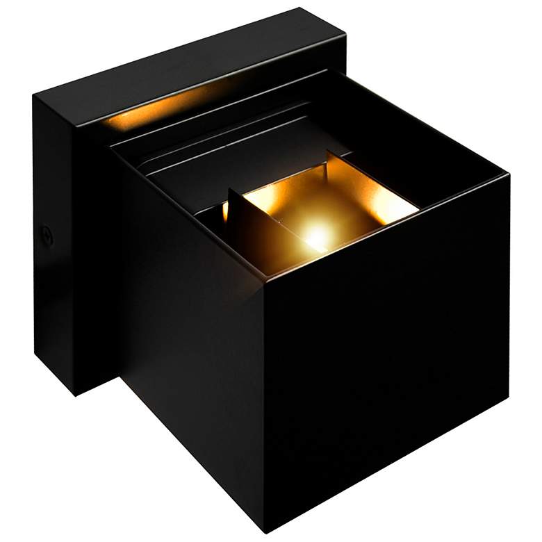 Image 4 Lilliana LED Wall Sconce With Black Finish more views