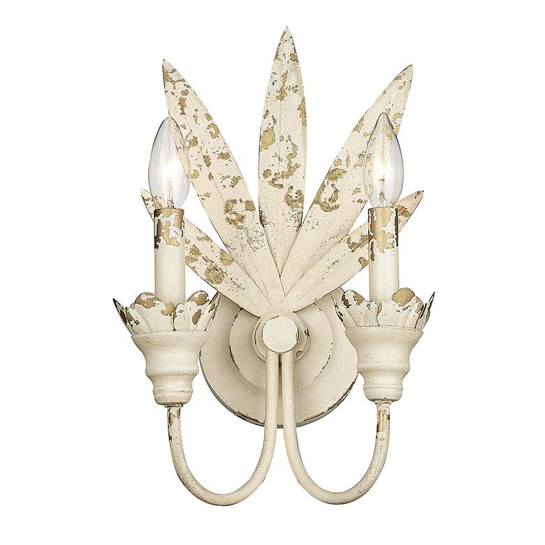 Image 3 Lillianne 9 1/8" Wide Wall Sconce in Antique Ivory more views