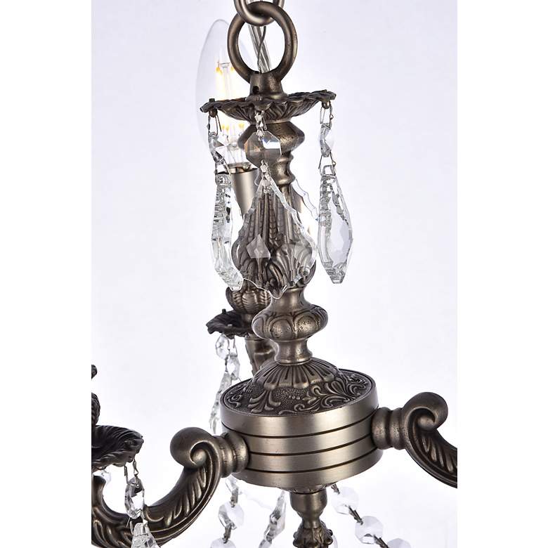 Image 6 Lillie 3 Lt Pewter Pendant Clear more views