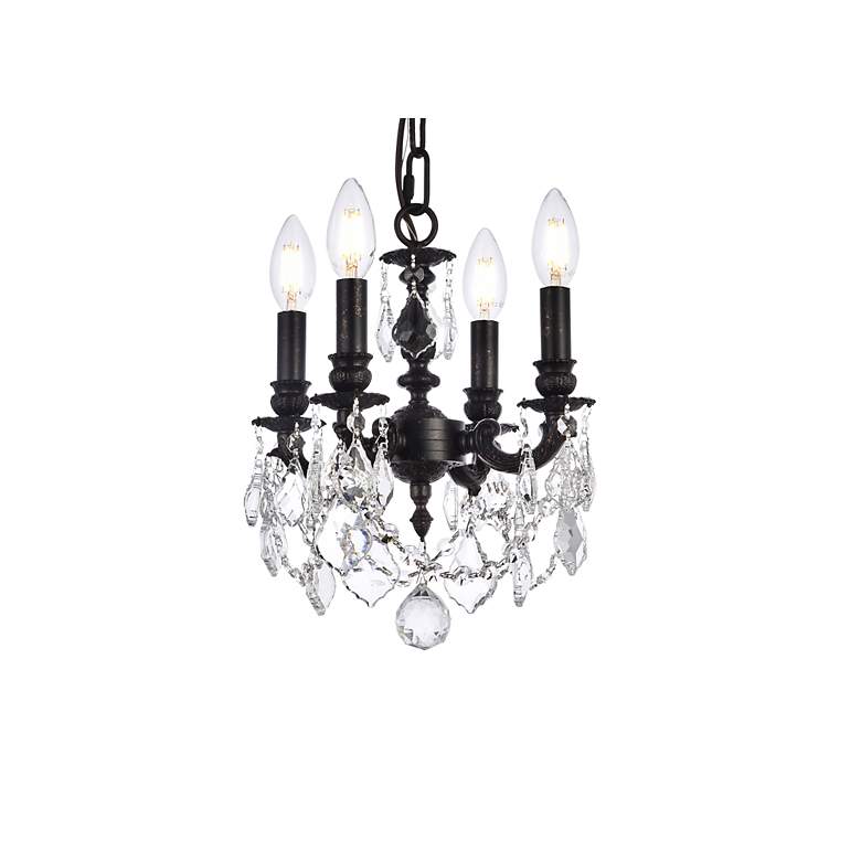 Image 4 Lillie 4 Lt Dark Bronze Pendant Clear more views