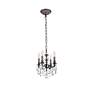 Lillie 4 Lt Pewter Pendant Clear