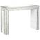 Lillie Mirrored Mosaic Console Table