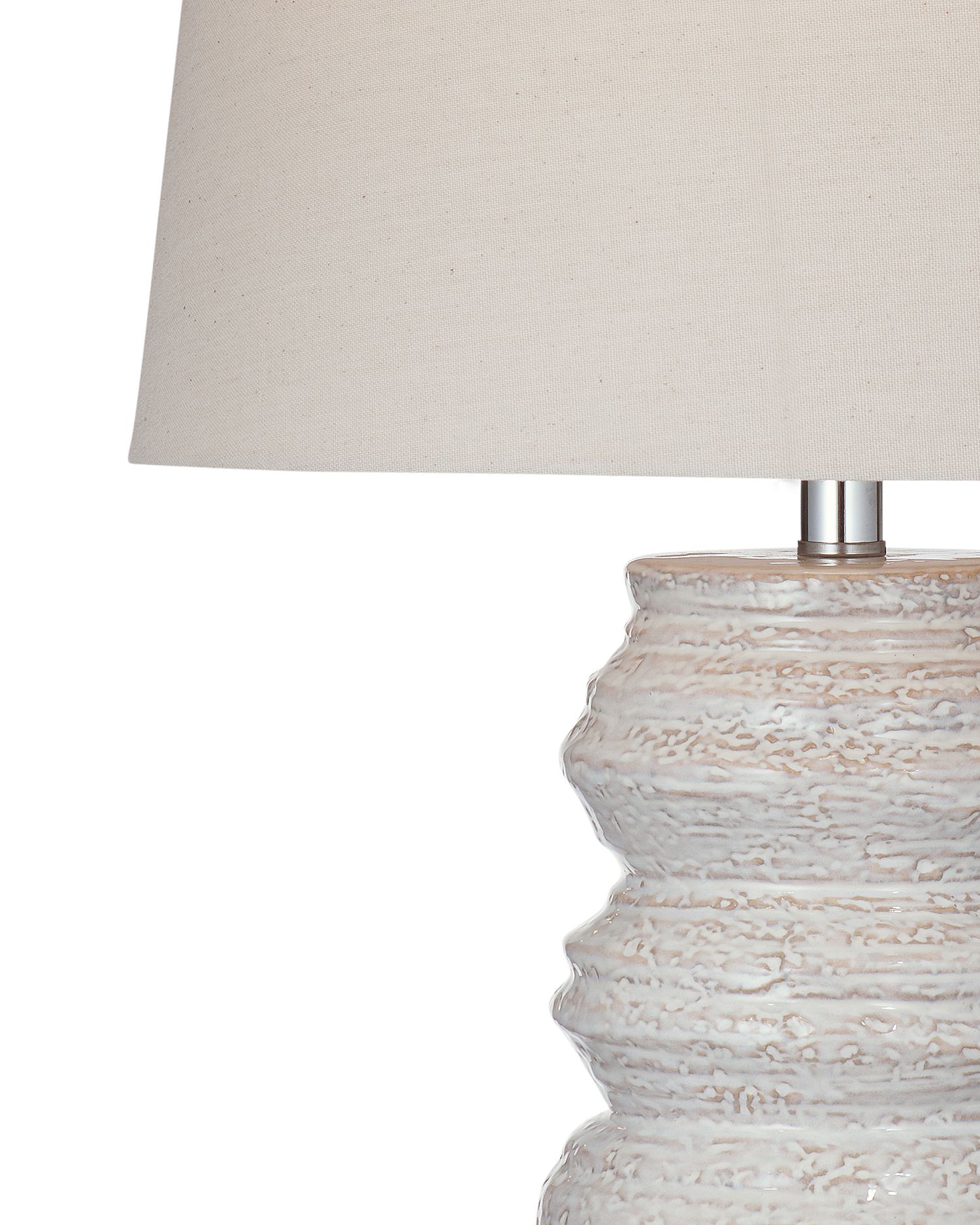 Thumbnail2 of Lilloe 28" High Cream Table Lamp more views