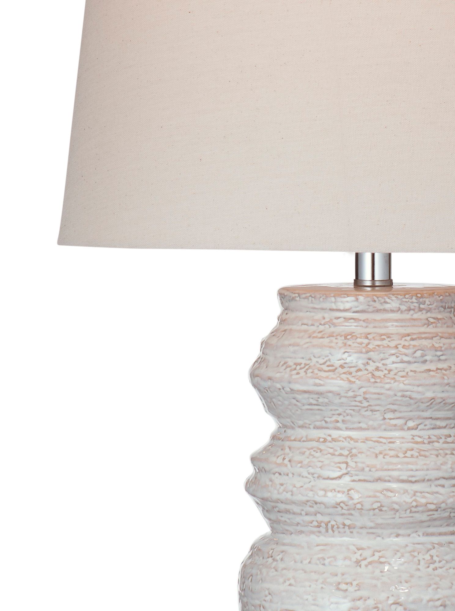 Thumbnail3 of Lilloe 28" High Cream Table Lamp more views