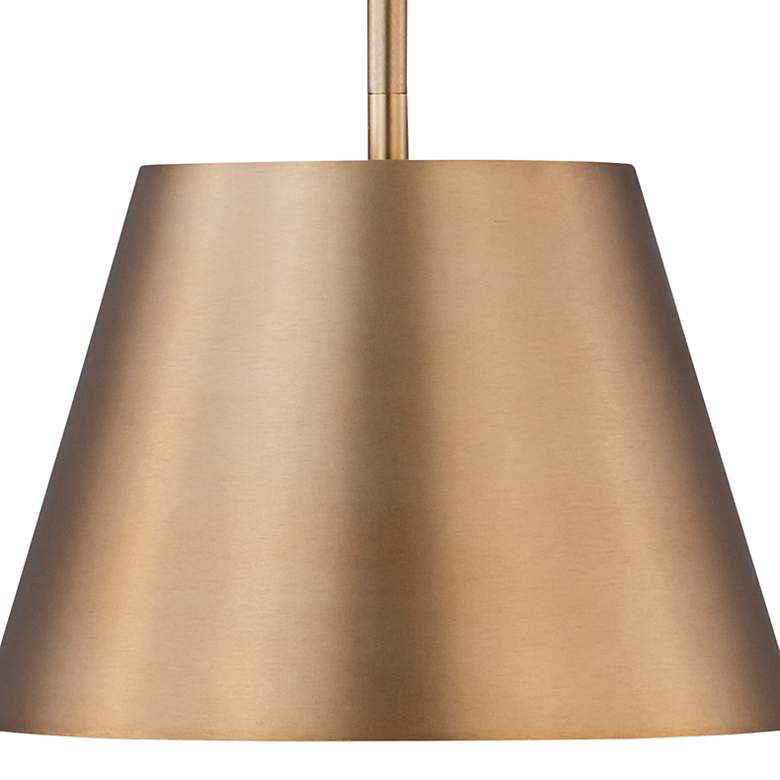 Image 2 Lilly 12" Wide Modern Gold Mini Pendant more views