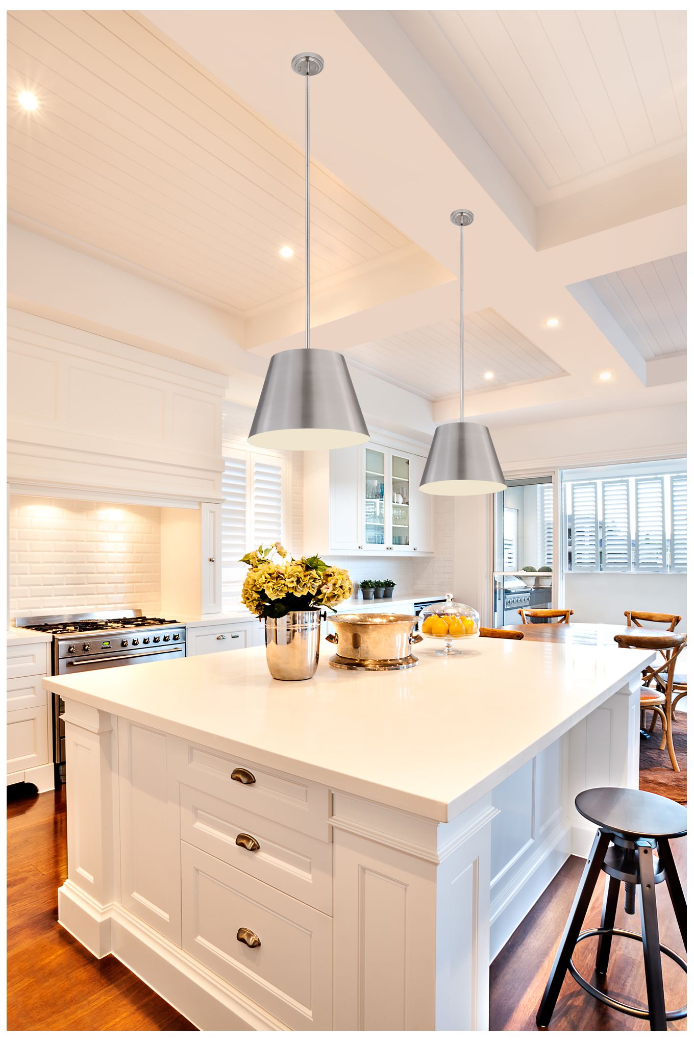 Image 3 Lilly by Z-Lite Brushed Nickel 1 Light Pendant more views