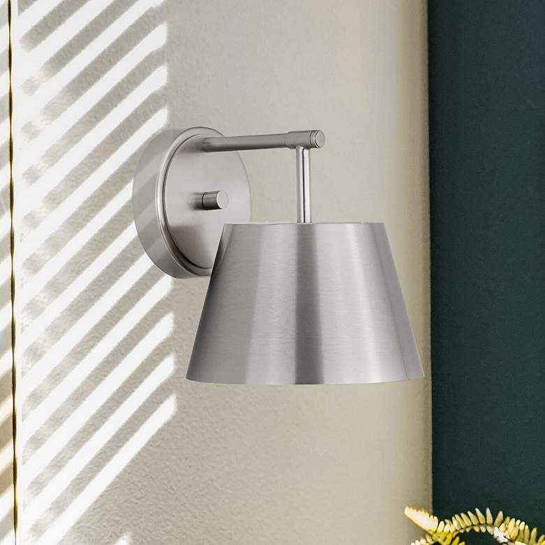 Image 1 Lilly by Z-Lite Brushed Nickel 1 Light Wall Sconce