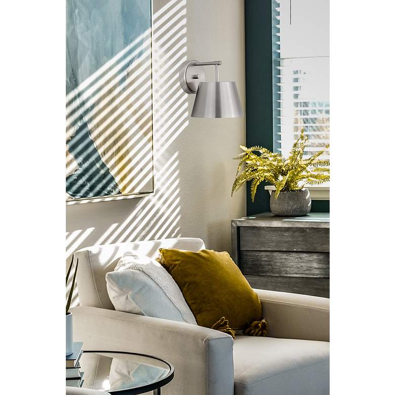 Image 4 Lilly by Z-Lite Brushed Nickel 1 Light Wall Sconce more views