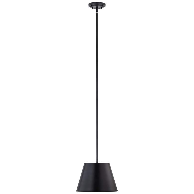 Image 2 Lilly by Z-Lite Matte Black 1 Light Pendant