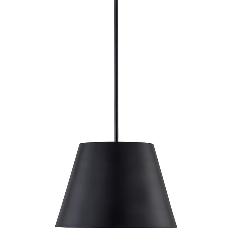 Image 1 Lilly by Z-Lite Matte Black 1 Light Pendant