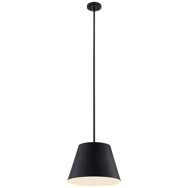 Image 5 Lilly by Z-Lite Matte Black 1 Light Pendant more views