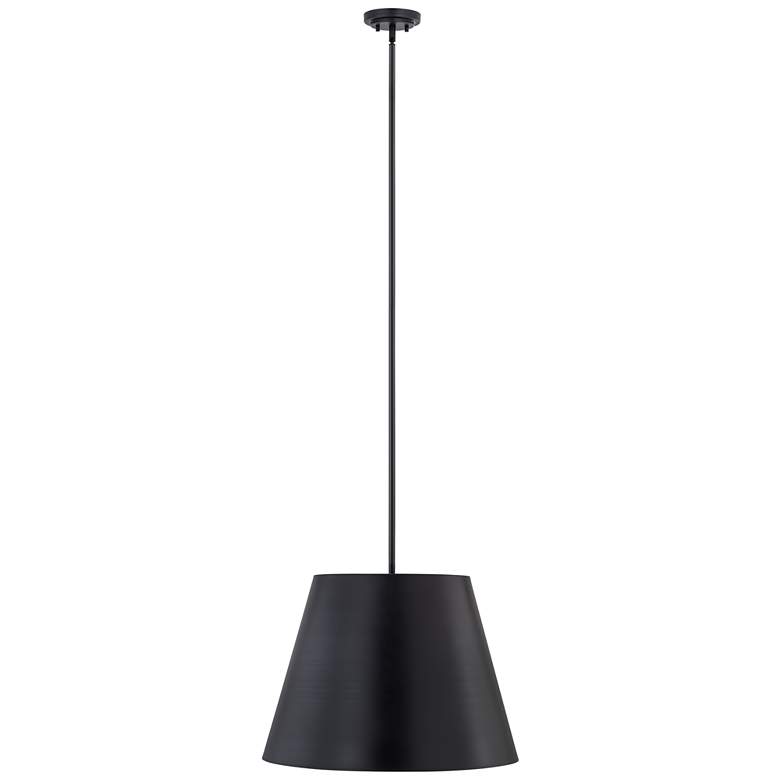 Image 1 Lilly by Z-Lite Matte Black 1 Light Pendant
