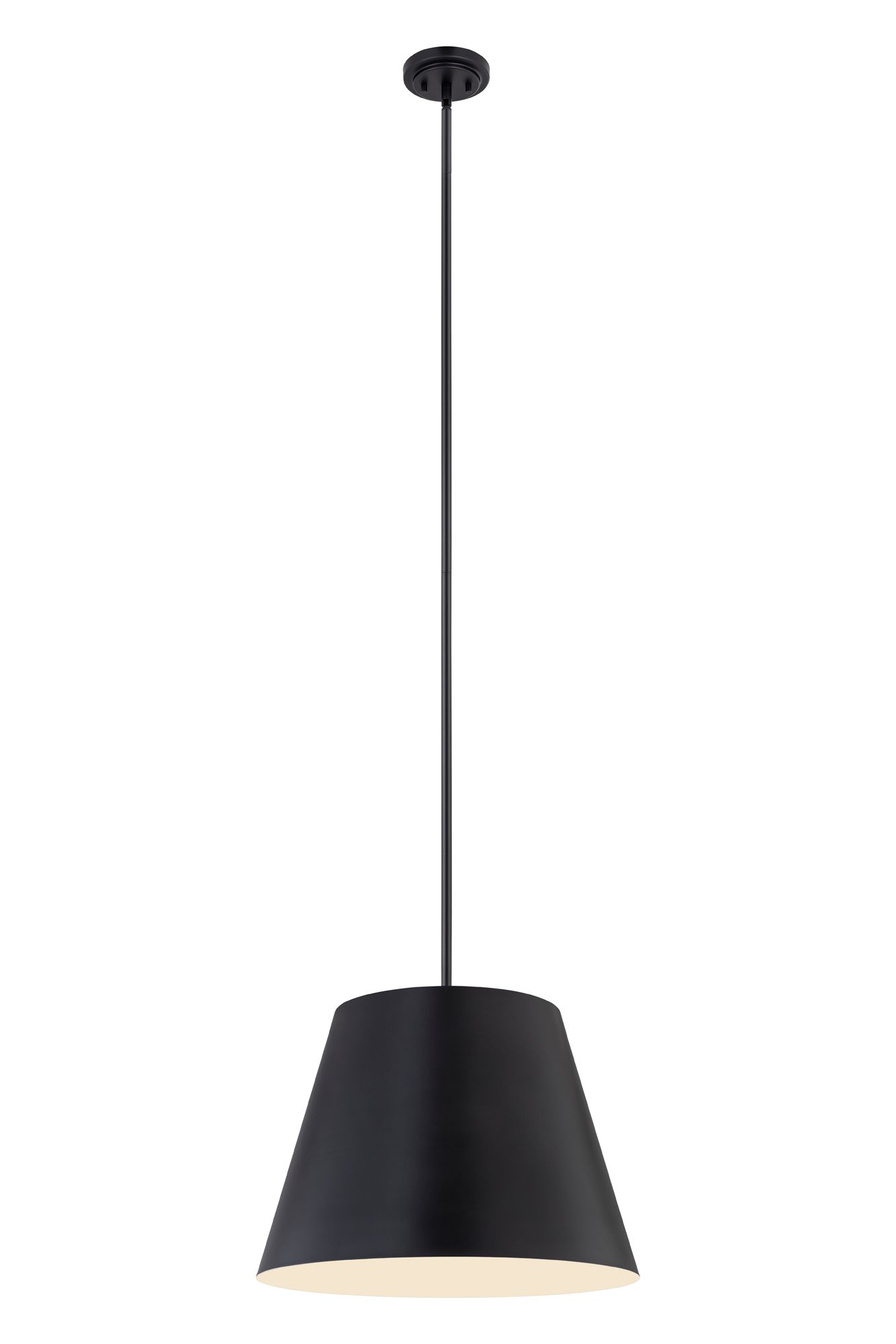 Image 4 Lilly by Z-Lite Matte Black 1 Light Pendant more views