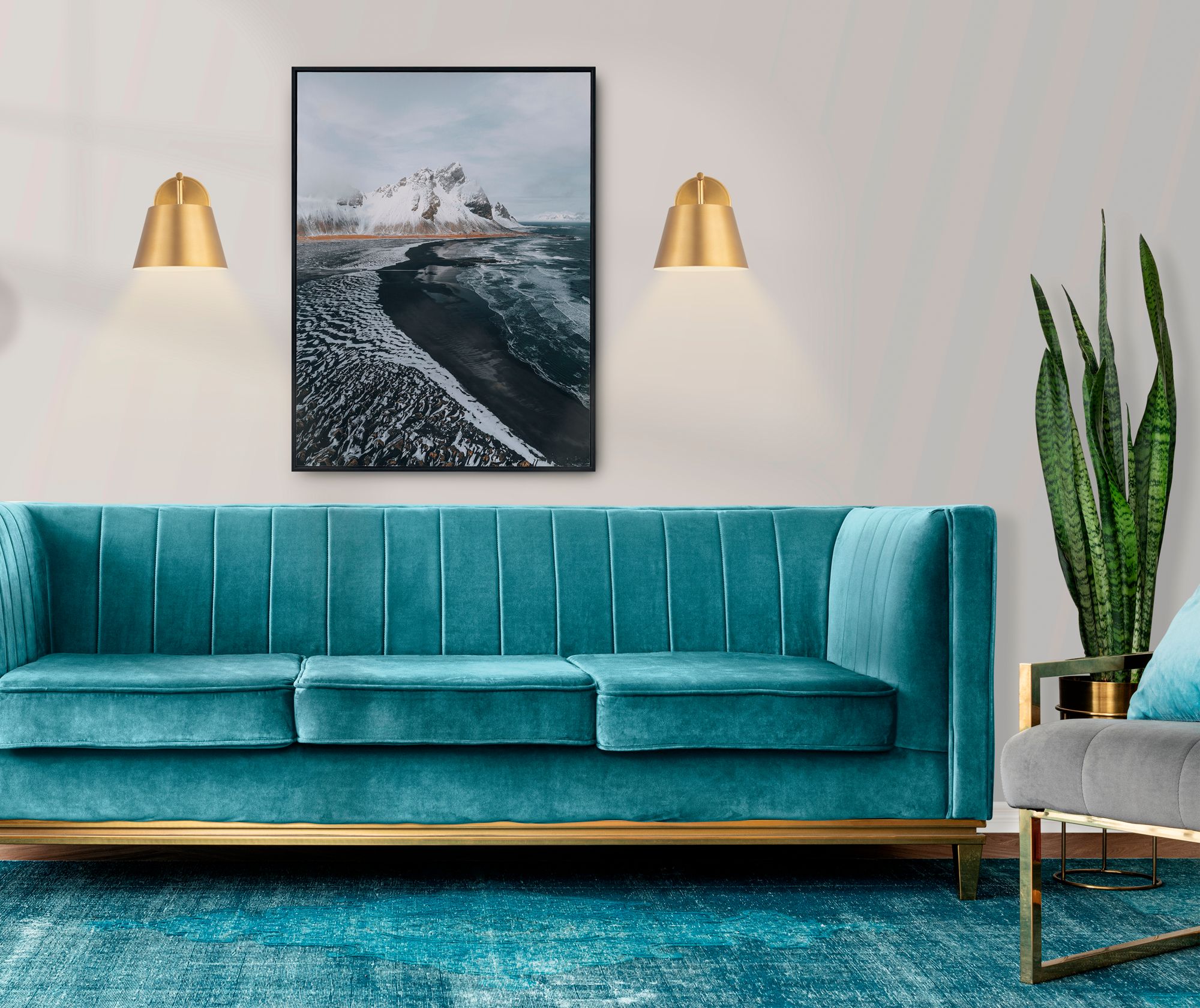 Image 3 Lilly by Z-Lite Modern Gold 1 Light Wall Sconce more views