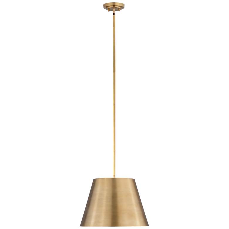 Image 1 Lilly by Z-Lite Rubbed Brass 1 Light Pendant