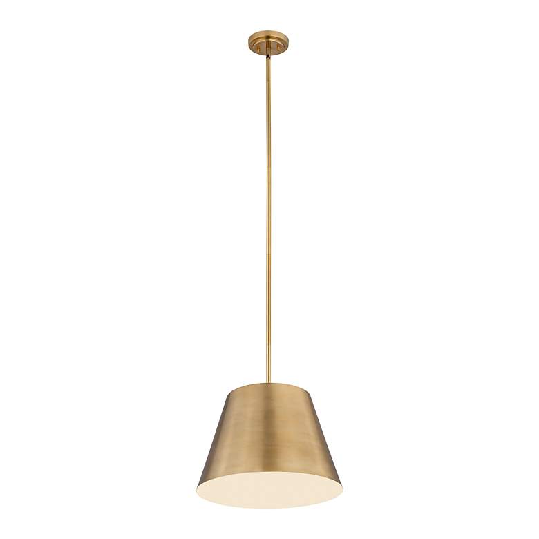 Image 4 Lilly by Z-Lite Rubbed Brass 1 Light Pendant more views