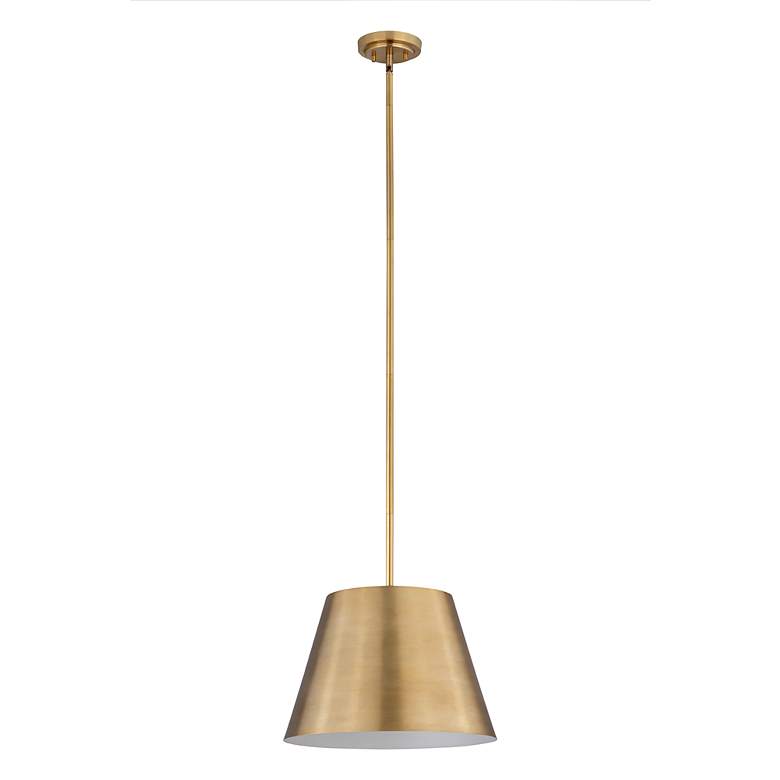 Image 7 Lilly by Z-Lite Rubbed Brass 1 Light Pendant more views
