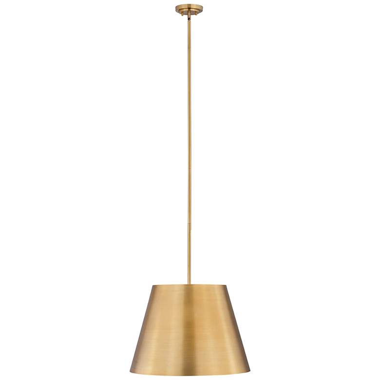 Image 2 Lilly by Z-Lite Rubbed Brass 1 Light Pendant