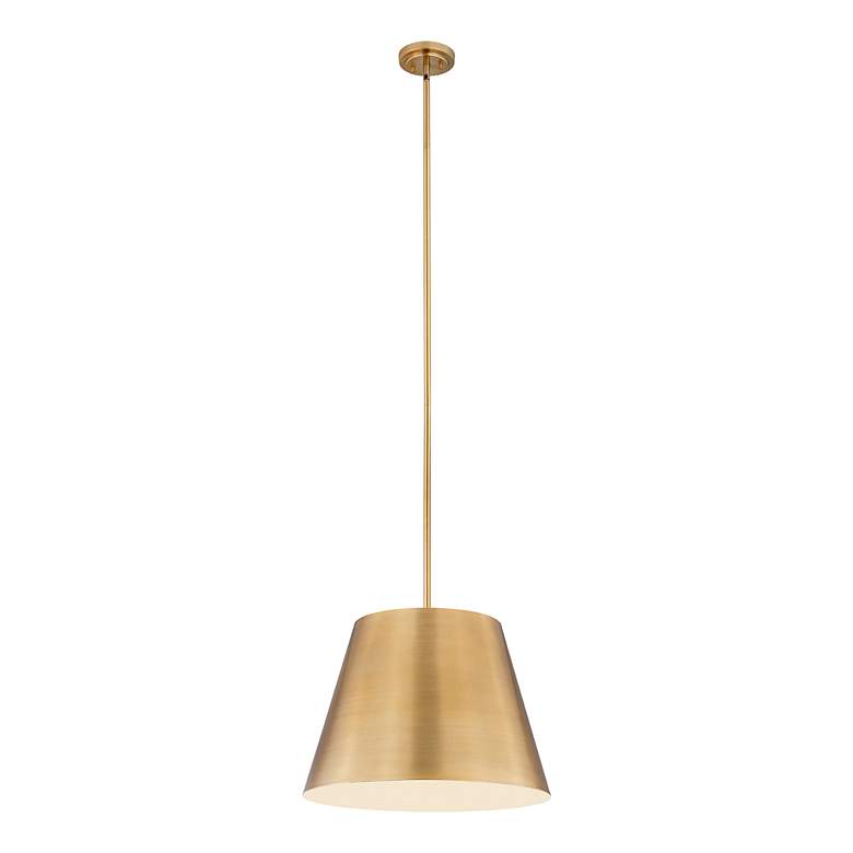 Image 6 Lilly by Z-Lite Rubbed Brass 1 Light Pendant more views