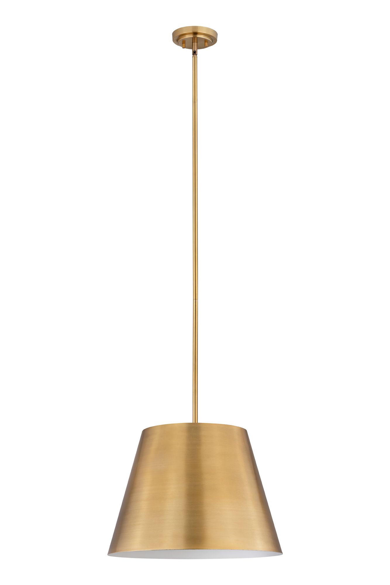 Lilly by Z-Lite Rubbed Brass 1 Light Pendant